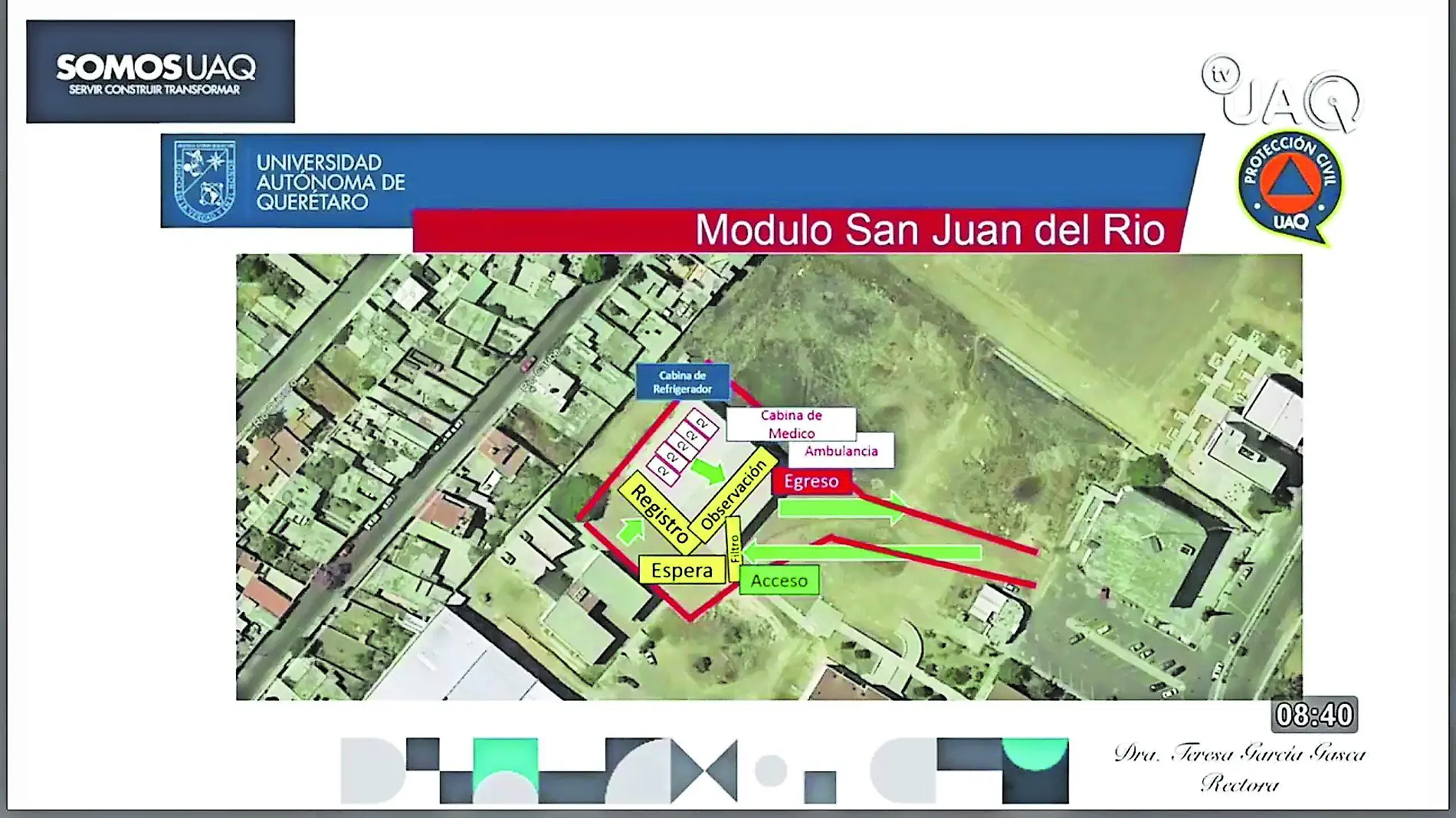 SJR Uno de los módulos será en el campus San Juan del Río.  Cortesía UAQ._CMYK